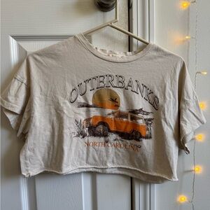 Girls Graphic Tee - Cream